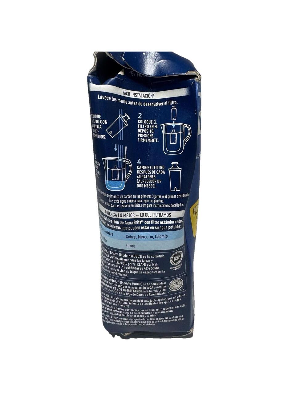 Brita 0B03 Standard Water Pitcher Filters 5 Pack - New - Picture 4 of 7